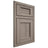 Shiloh Cabinetry Beaded Inset Beaded Century Hickory Plain Cut Sterling Door