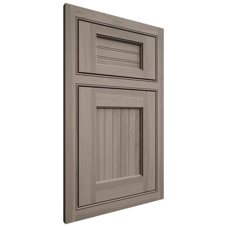 Shiloh Cabinetry Beaded Inset Beaded Century Hickory Plain Cut Sterling Door