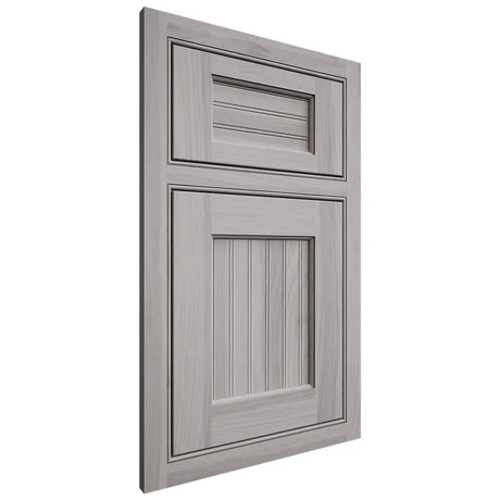 Shiloh Cabinetry Beaded Inset Beaded Century Hickory Plain Cut Stratus Door