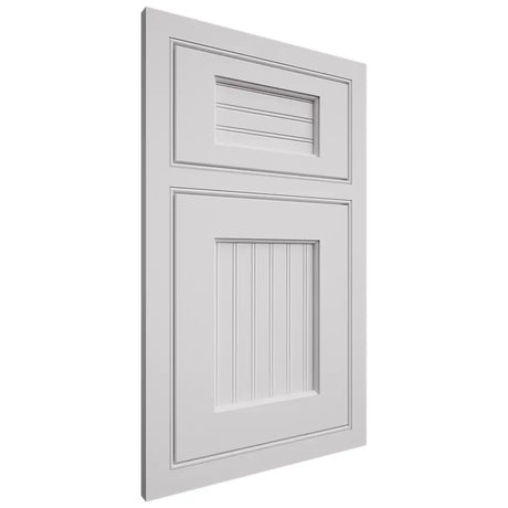 Shiloh Cabinetry Beaded Inset Beaded Century Paintable Arctic Door