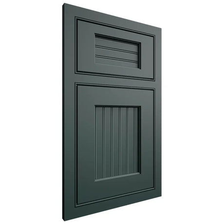 Shiloh Cabinetry Beaded Inset Beaded Century Paintable Billiard Green Door