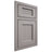 Shiloh Cabinetry Beaded Inset Beaded Century Paintable Dovetail Gray Door