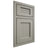 Shiloh Cabinetry Beaded Inset Beaded Century Paintable Evergreen Fog Door