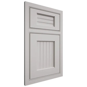 Shiloh Cabinetry Beaded Inset Beaded Century Paintable Mindful Gray Door