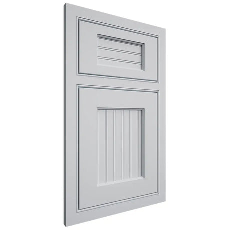 Shiloh Cabinetry Beaded Inset Beaded Century Paintable Niebla Azul Door