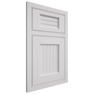 Shiloh Cabinetry Beaded Inset Beaded Century Paintable Pure White Door