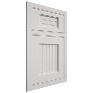 Shiloh Cabinetry Beaded Inset Beaded Century Paintable Soft White Door