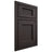 Shiloh Cabinetry Beaded Inset Beaded Century Poplar Plain Cut Carbon Door
