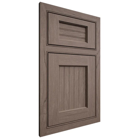 Shiloh Cabinetry Beaded Inset Beaded Century Poplar Plain Cut River Rock Door