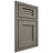 Shiloh Cabinetry Beaded Inset Beaded Century Poplar Plain Cut Thyme Door