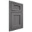 Shiloh Cabinetry Beaded Inset Beaded Century Red Oak Plain Cut Cadet Door