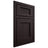 Shiloh Cabinetry Beaded Inset Beaded Century Red Oak Plain Cut Espresso Door