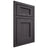 Shiloh Cabinetry Beaded Inset Beaded Century Red Oak Plain Cut Harbor Door