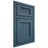 Shiloh Cabinetry Beaded Inset Beaded Century Red Oak Plain Cut Hudson Door