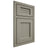Shiloh Cabinetry Beaded Inset Beaded Century Red Oak Plain Cut Thyme Door