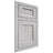 Shiloh Cabinetry Beaded Inset Beaded Century Walnut Plain Cut Stratus Door
