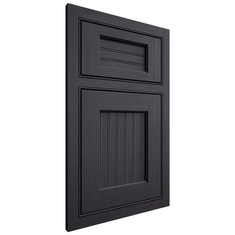 Shiloh Cabinetry Beaded Inset Beaded Century White Oak Plain Cut Harbor Door