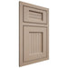 Shiloh Cabinetry Beaded Inset Beaded Century White Oak Plain Cut Straw Door