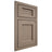 Shiloh Cabinetry Beaded Inset Beaded Century White Oak Quarter Sawn Almond Door