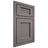 Shiloh Cabinetry Beaded Inset Beaded Century White Oak Quarter Sawn Flagstone Door
