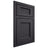 Shiloh Cabinetry Beaded Inset Beaded Century White Oak Quarter Sawn Harbor Door