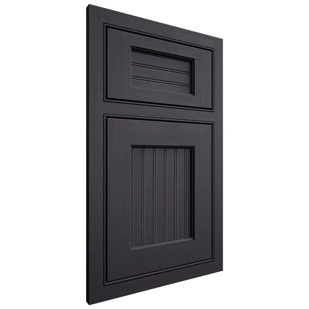 Shiloh Cabinetry Beaded Inset Beaded Century White Oak Quarter Sawn Harbor Door