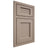 Shiloh Cabinetry Beaded Inset Beaded Century White Oak Quarter Sawn Whitewash Door