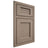 Shiloh Cabinetry Beaded Inset Beaded Century White Oak Rift Cut Almond Door