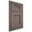 Shiloh Cabinetry Beaded Inset Beaded Century White Oak Rift Cut Clay Door