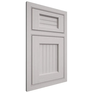 Shiloh Cabinetry Beaded Inset Beaded Century White Oak Rift Cut Cotton Door