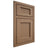 Shiloh Cabinetry Beaded Inset Beaded Century White Oak Rift Cut Medium Door