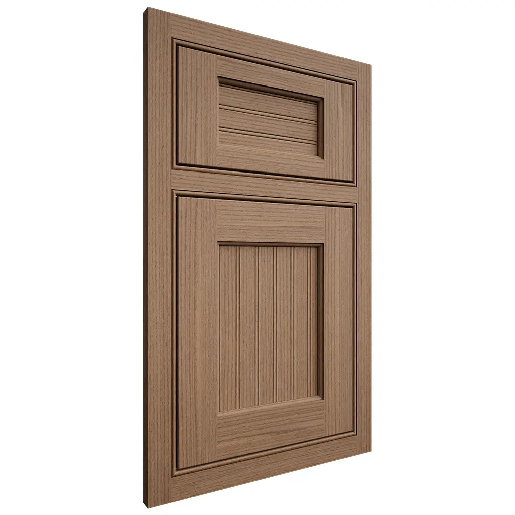 Shiloh Cabinetry Beaded Inset Beaded Century White Oak Rift Cut Medium Door