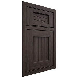 Shiloh Cabinetry Beaded Inset Beaded Century White Oak Rift Cut Morel Door