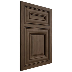 Shiloh Cabinetry Beaded Inset Bradford Alder Plain Cut Caviar Door