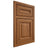 Shiloh Cabinetry Beaded Inset Bradford Hickory Plain Cut Chestnut Door