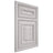 Shiloh Cabinetry Beaded Inset Bradford Hickory Plain Cut Cotton Door