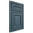 Shiloh Cabinetry Beaded Inset Bradford Hickory Plain Cut Hudson Door