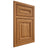 Shiloh Cabinetry Beaded Inset Bradford Hickory Plain Cut Medium Door