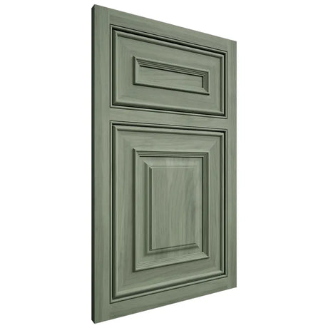 Shiloh Cabinetry Beaded Inset Bradford Hickory Plain Cut Moss Door