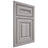 Shiloh Cabinetry Beaded Inset Bradford Hickory Plain Cut Stratus Door