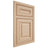 Shiloh Cabinetry Beaded Inset Bradford Maple Plain Cut Natural Door