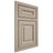 Shiloh Cabinetry Beaded Inset Bradford Maple Plain Cut Pebble Door