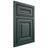 Shiloh Cabinetry Beaded Inset Bradford Paintable Billiard Green Door
