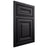 Shiloh Cabinetry Beaded Inset Bradford Paintable Black Door