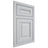 Shiloh Cabinetry Beaded Inset Bradford Paintable Niebla Azul Door