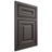 Shiloh Cabinetry Beaded Inset Bradford Paintable Urbane Bronze Door