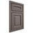 Shiloh Cabinetry Beaded Inset Bradford Poplar Plain Cut Heatherstone Door