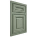 Shiloh Cabinetry Beaded Inset Bradford Poplar Plain Cut Moss Door