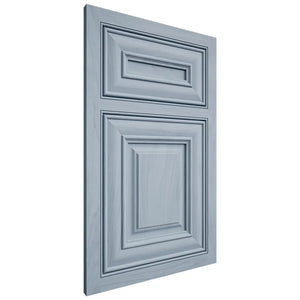 Shiloh Cabinetry Beaded Inset Bradford Poplar Plain Cut Sky Door