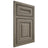 Shiloh Cabinetry Beaded Inset Bradford Poplar Plain Cut Sterling Door